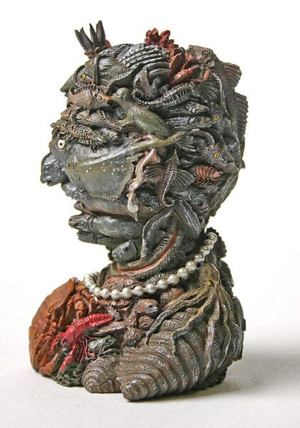 Water Sea Life Portrait Bust By Arcimboldo Head Sculpture Museum